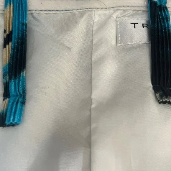 Trina Turk Blue and Brown Patterned Mini Dress - Picture 9 of 10